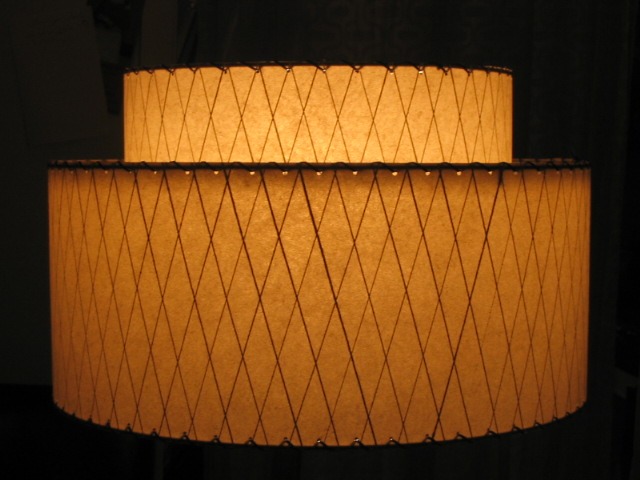 image of 1950s retro lamp shade