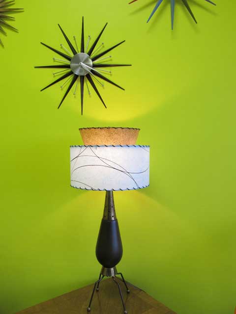 retro atomic lamp